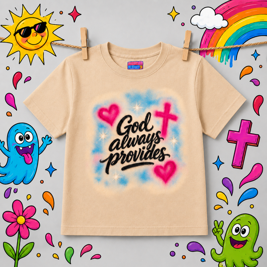 God Always Provides T-Shirt (Kids)