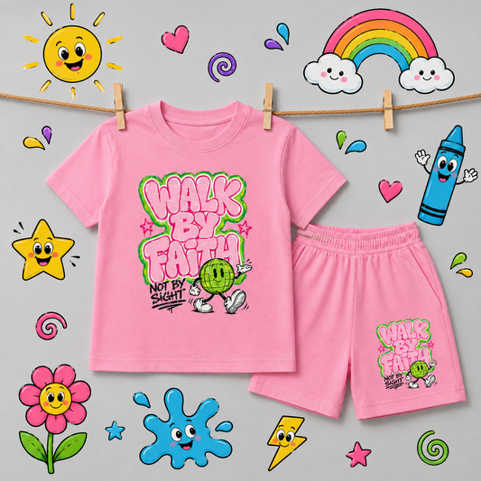 Walk By Faith Short Set (Kids)