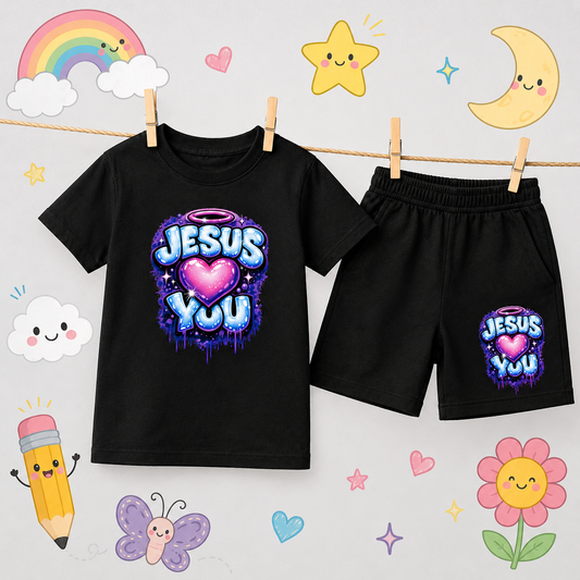 Jesus Loves Short Set (Kids)