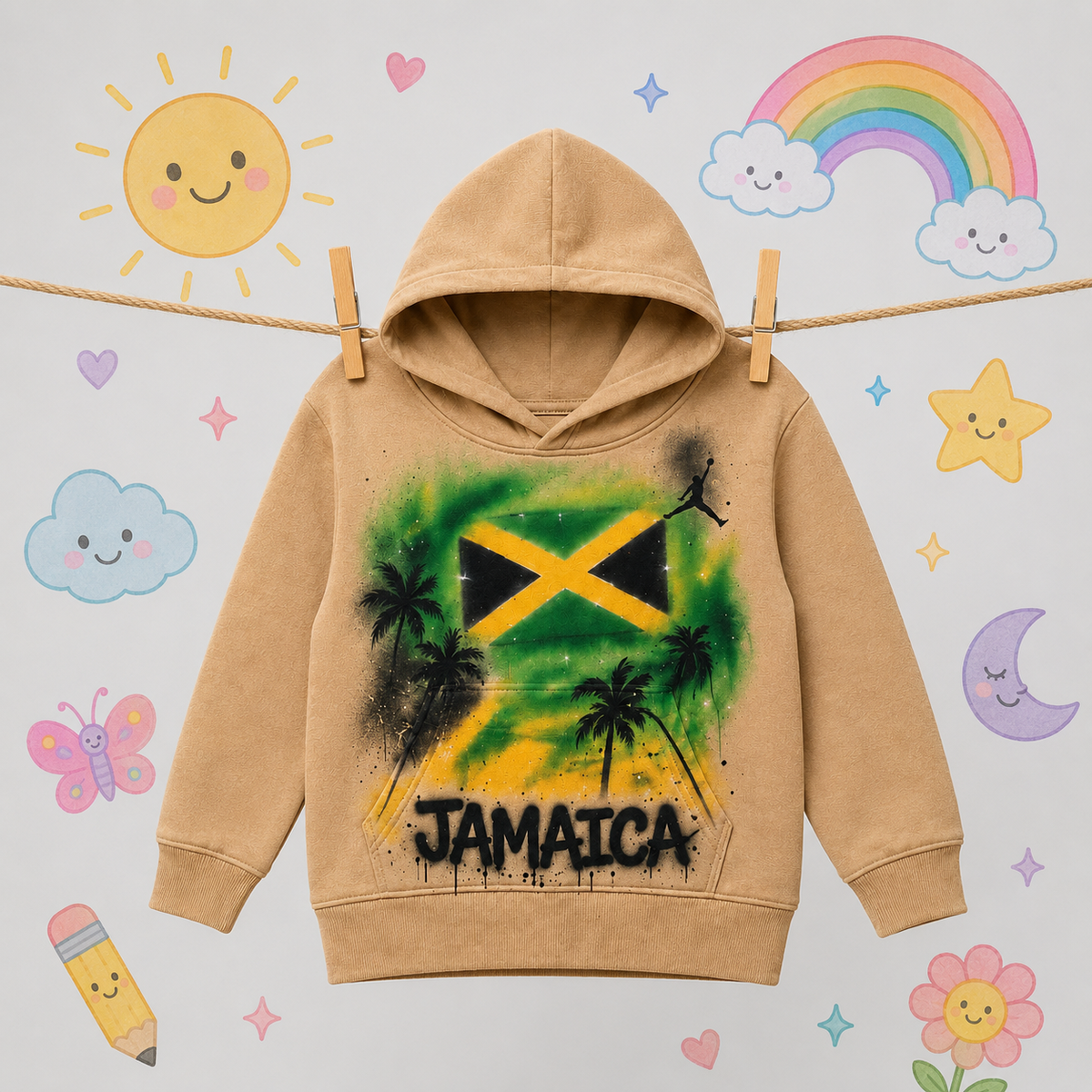 Jamaica Air Brush Sweatshirt