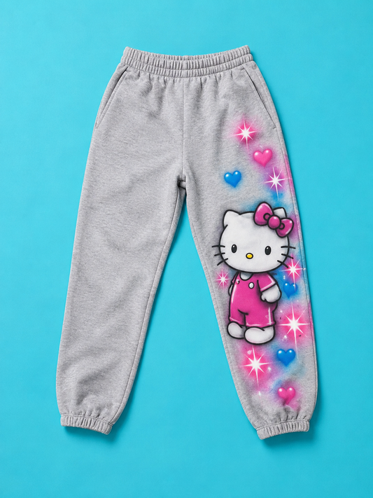 Hello Giggles Air Brushed Sweat pants