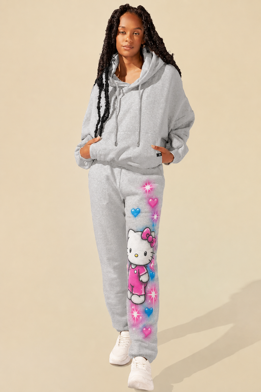 Hello Giggles Air Brushed Sweat pants (Adult)