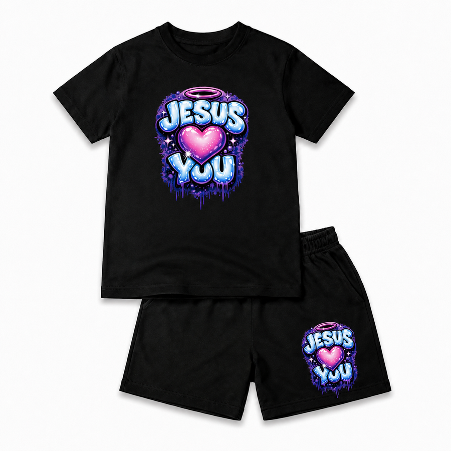 Jesus Loves Short Set (Kids)