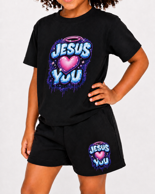Jesus Loves Short Set (Kids)